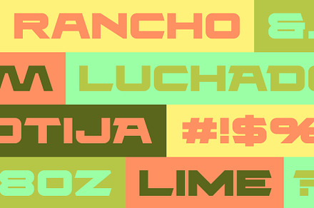 RANCHO Font