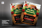 Thanksgiving Turkey Giveaway Flyers, a Flyer Template by kinzi21 (Thumbnail 4 of 4)