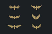 60 Vector Eagles + Bonus, an Object Graphic by Damien (Thumbnail 6 of 11)