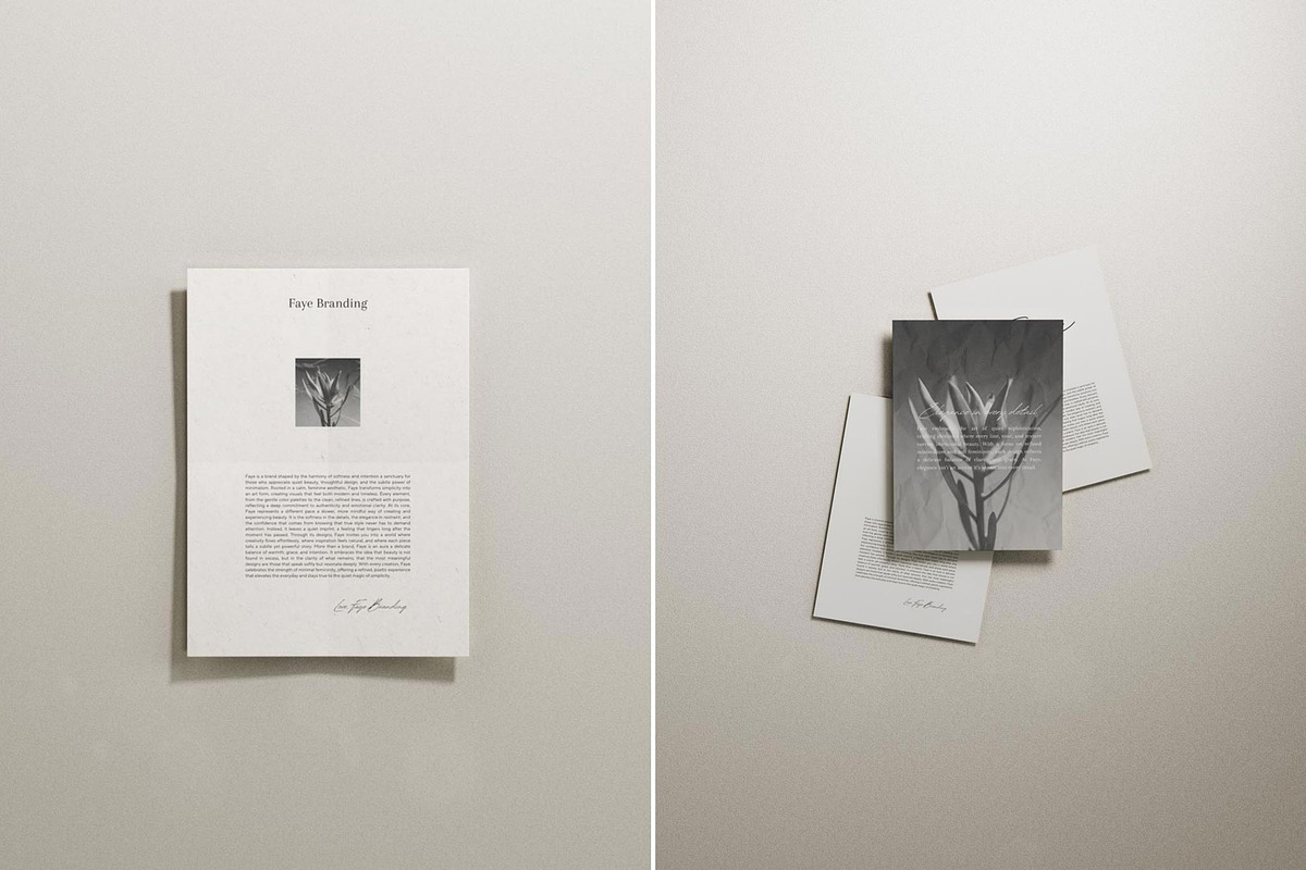Faye Branding Mockup Collection, a Books & Magazine Mockup by Mockup Line (Photo 2 of 10)