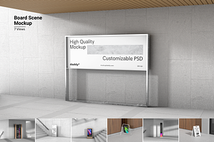 Advertisements Boards Mockup