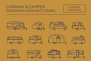 caravan & campers instagram covers, a Solid Icon by the cabin supply co (Thumbnail 3 of 4)