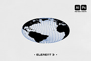 Y2K OPTICAL GRAPHIC VECTOR SET, an Object Graphic by BonkiStudio (Thumbnail 4 of 7)