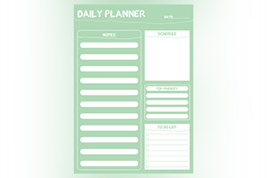 Daily Planner Sheet Design -22