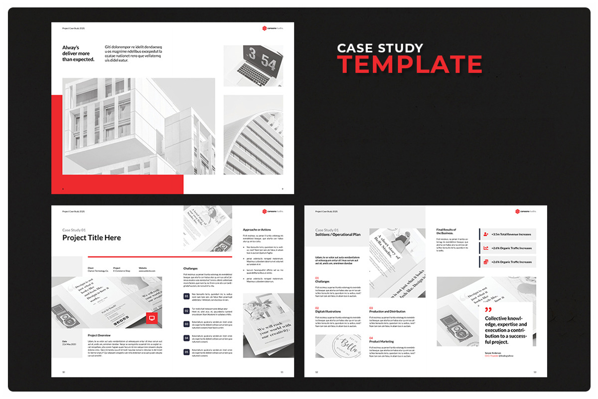 Case Study Brochure, a Brochure Template by StudioGraficso (Photo 7 of 9)