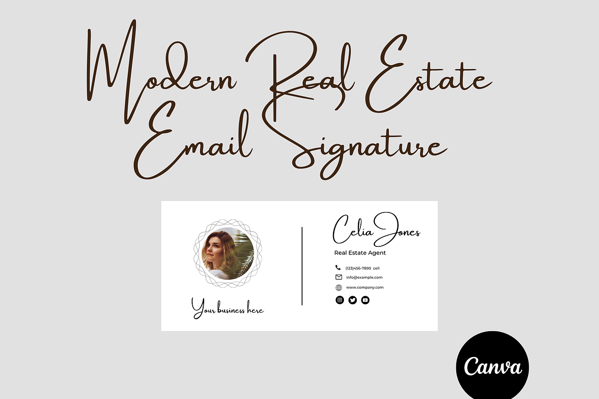 Business Email Signature, an Email Template by Zqdo (Photo 1 of 5)