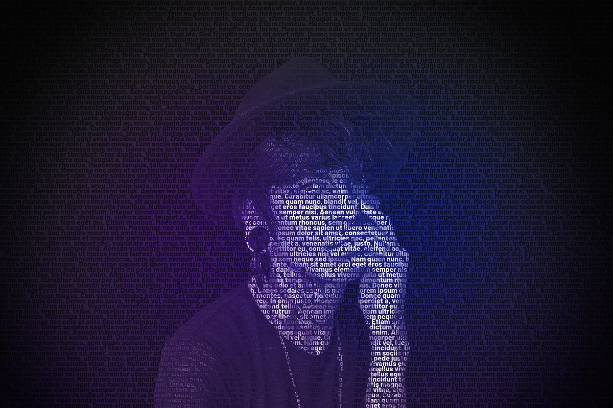 Portrait Editable Text Photo Effect, an Action Add-On by Photoshop Action (Photo 5 of 15)