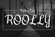 Roolly - Modern Typeface, a Sans Serif Font by Made by Cap (Thumbnail 1 of 5)