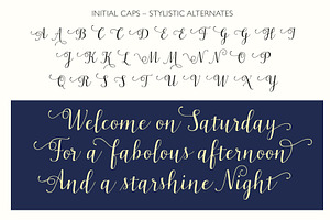 Celadon Modern Calligraphy Font