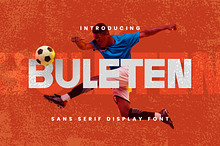 Buleten - Modern Sans Sports Font