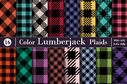 Set Lumberjack Plaid Pattern, a Pattern Graphic by Vectorchoice (Thumbnail 1 of 8)