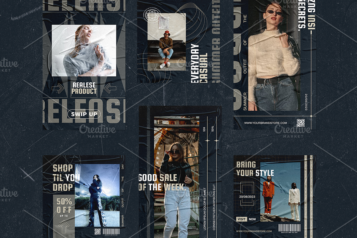 Hype Instagram Template - Minored, a Social Media Template by Gibcreat (Photo 3 of 4)