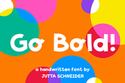 Go Bold!, a Sans Serif Font by Jutta Schneider (Thumbnail 1 of 7)