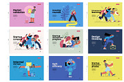 Startups flat vector illustrations, a Templates & Theme by Grivina's shop (Thumbnail 38 of 45)