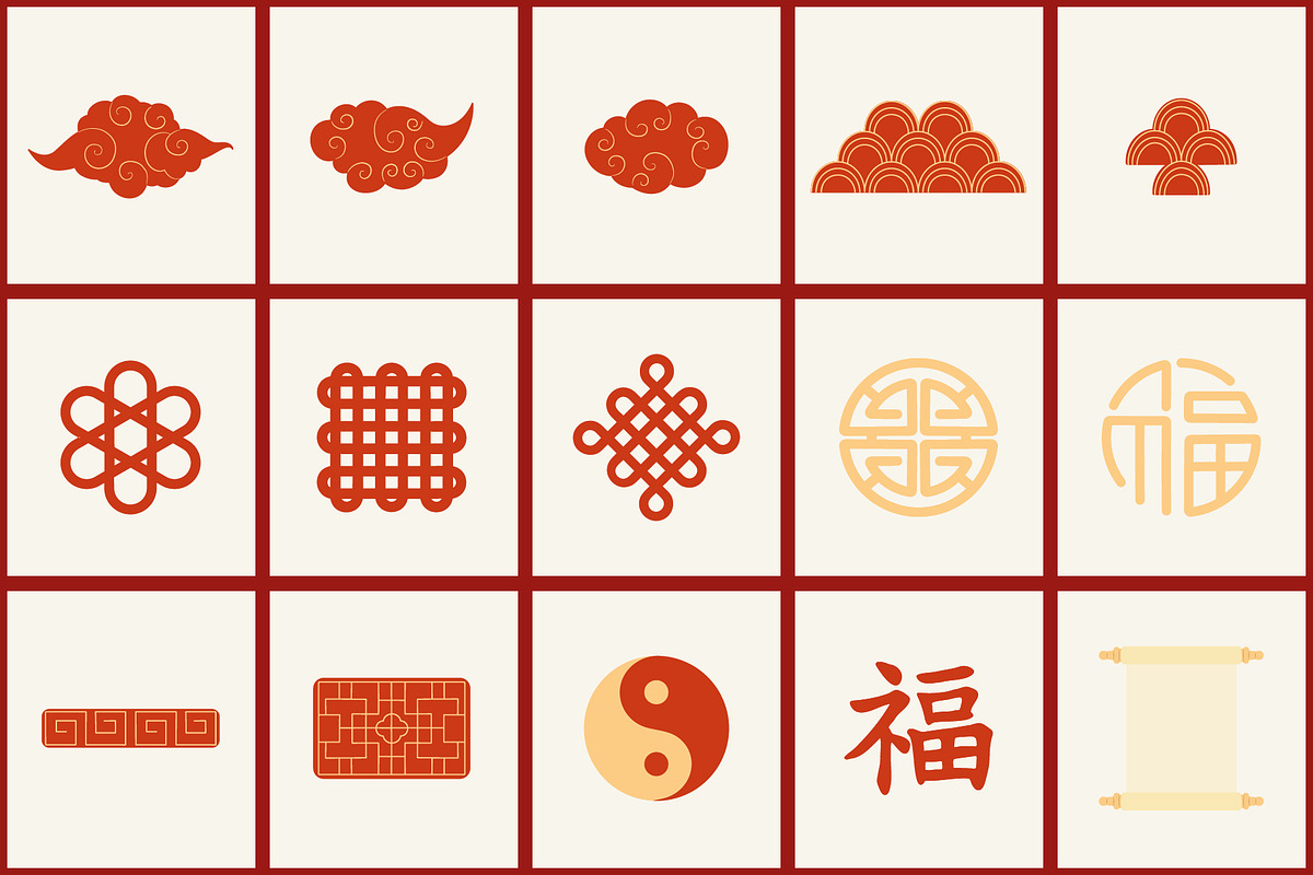 Lunar New Year collection, an Object Graphic by NatalieArtShop (Photo 9 of 12)