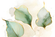 Calla Lily Watercolor Clipart Set, a Decorative Illustration by Floraphoria (Thumbnail 10 of 10)