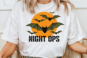 Camo Bats Halloween Sublimation, an Illustration by DreamCafeArt (Thumbnail 3 of 6)