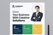 Corporate Flyer Layout, a Flyer Template by MightyDesign (Thumbnail 2 of 8)