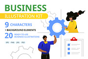 Business & Workflow Illustration Kit, an UI Kit Template by Boyko Pictures (Thumbnail 1 of 16)