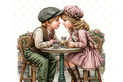 Romance Time Clipart JPG, a Person Illustration by Memories By Lea (Thumbnail 9 of 20)