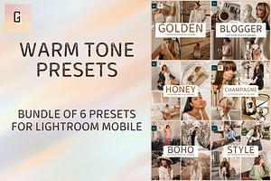 WARM TONE PRESETS PACK by GALOR6E