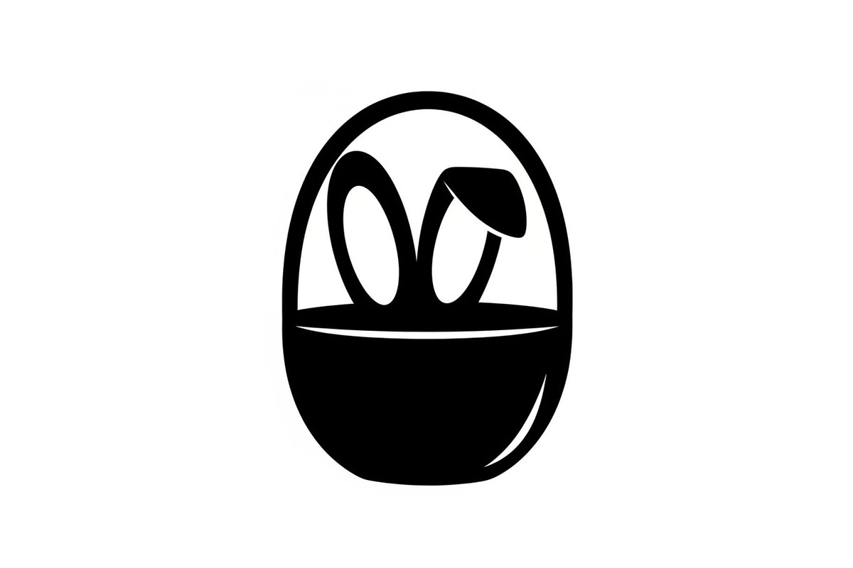 50 Easter Egg Bunny Silhouette, an Illustration by jahid234 (Photo 8 of 51)