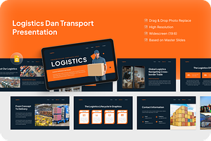 Logistics & Transport Google Slides, a Presentation Template by Annora Studio