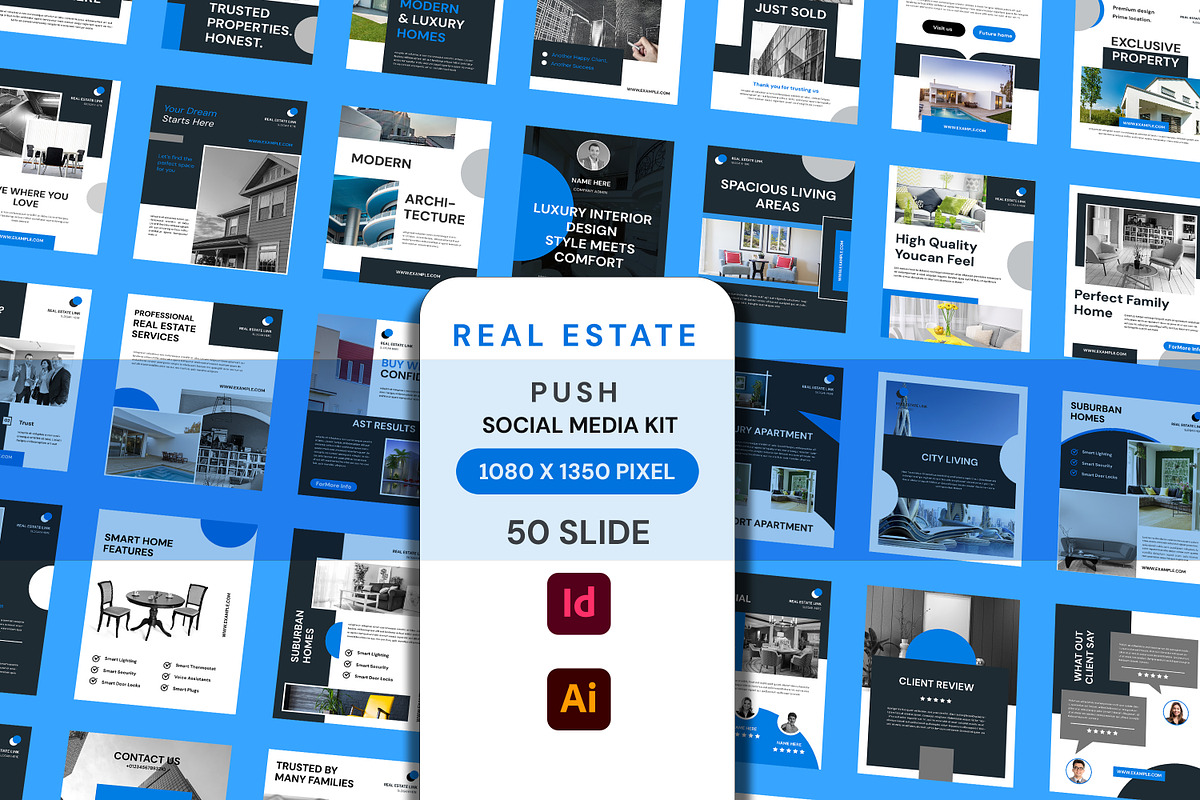 Real Estate social media post, a Social Media Template by Artisan Vibes (Photo 1 of 8)
