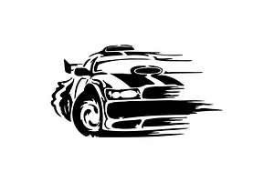 Racing Graphic for Car - Automobile, a Transportation Illustration by Digital-Clipart