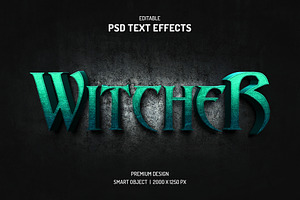 Editable 3d Text Effect