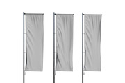 Standing Flag Mockup, an Advertising Mockup by mockupbuys (Thumbnail 2 of 3)