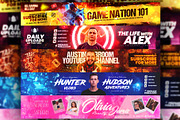 Epic Youtube Channel Art Banners, a Social Media Template by PremadePixels.com (Thumbnail 1 of 6)