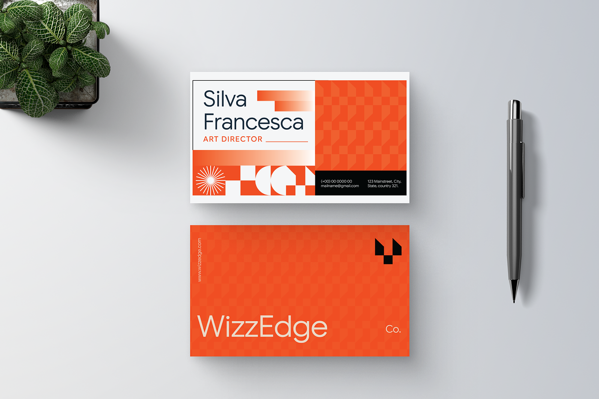 Modern Business Card, a Card Template by Annora Studio (Photo 3 of 6)