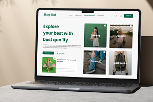 Shop Hub - Shopify Landing Page