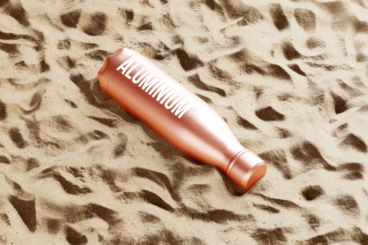 Aluminum Water Bottle Mockup Bundle, a Packaging Mockup by pmvch (Photo 33 of 51)