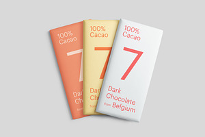 Chocolate Bar Mockup Vol.3