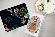 Cute Sloths Prints & Patterns, an Animal Illustration by Dasha_D (Thumbnail 6 of 13)