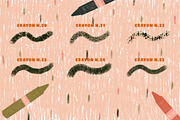 Crayons & Oil Pastels for Procreate, a Brush Add-On by Biso Studio (Thumbnail 6 of 6)