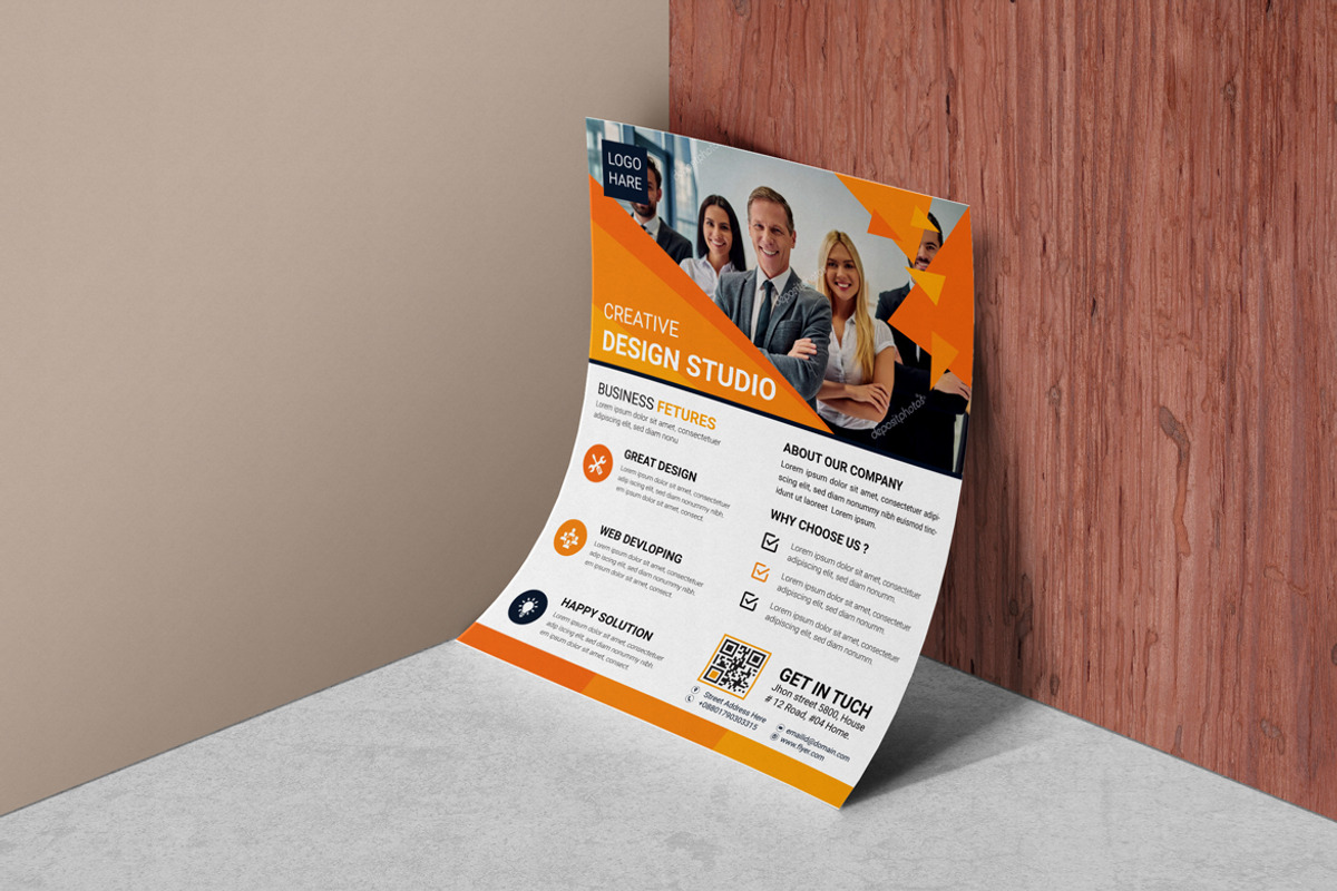 Premium Corporate Business Flyer, a Flyer Template by BrandlyTemplate (Photo 3 of 4)