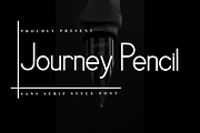 Journey Pencil, a Sans Serif Font by InermediaSTUDIO (Thumbnail 1 of 8)