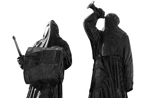 Isolated image of statues of a holy week figures, a Person Photo by DanFLCreativo