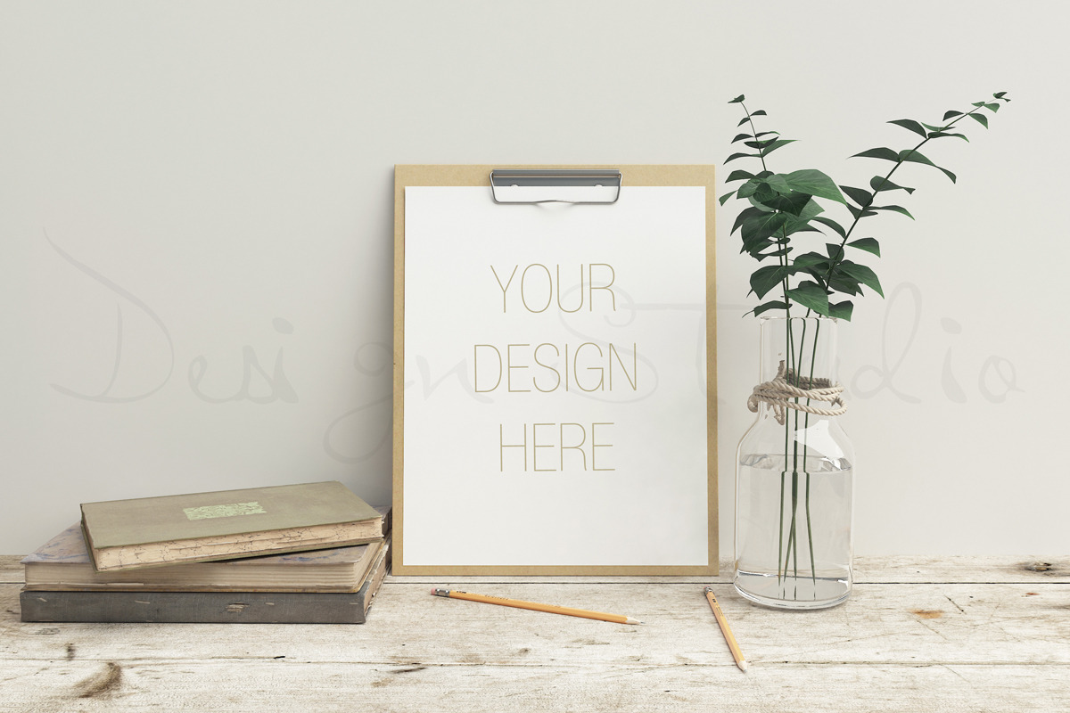 Stationery mockup, smart object PSD, a Print Template by HisariDS Mockup Design (Photo 1 of 4)