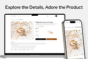 Glamwear: Clothing & Jewelry Website, an UI Kit Template by Fluttertop (Thumbnail 5 of 8)