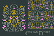 Art Nouveau Graphics & Font, a Graphic by Liz Kohler Brown (Thumbnail 21 of 33)