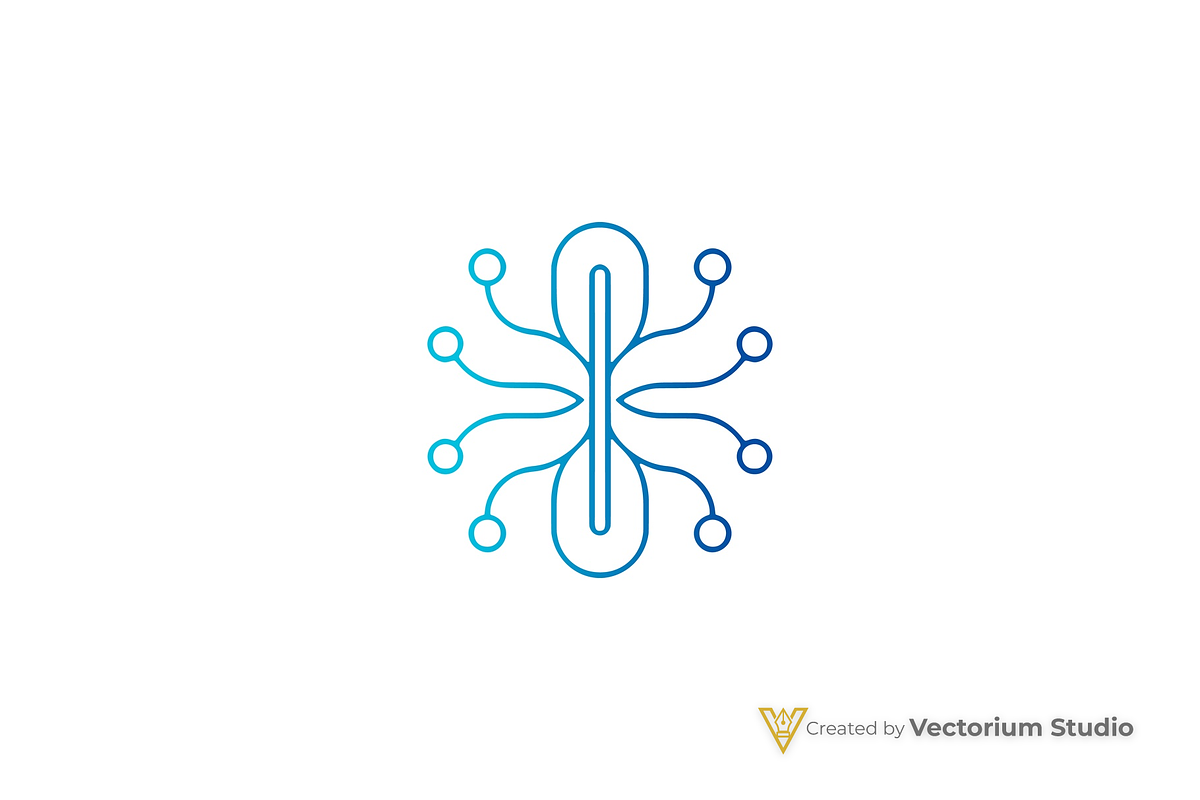Abstract Blue Tech Logo, a Branding & Logo Template by Vectorium Studio (Photo 5 of 16)