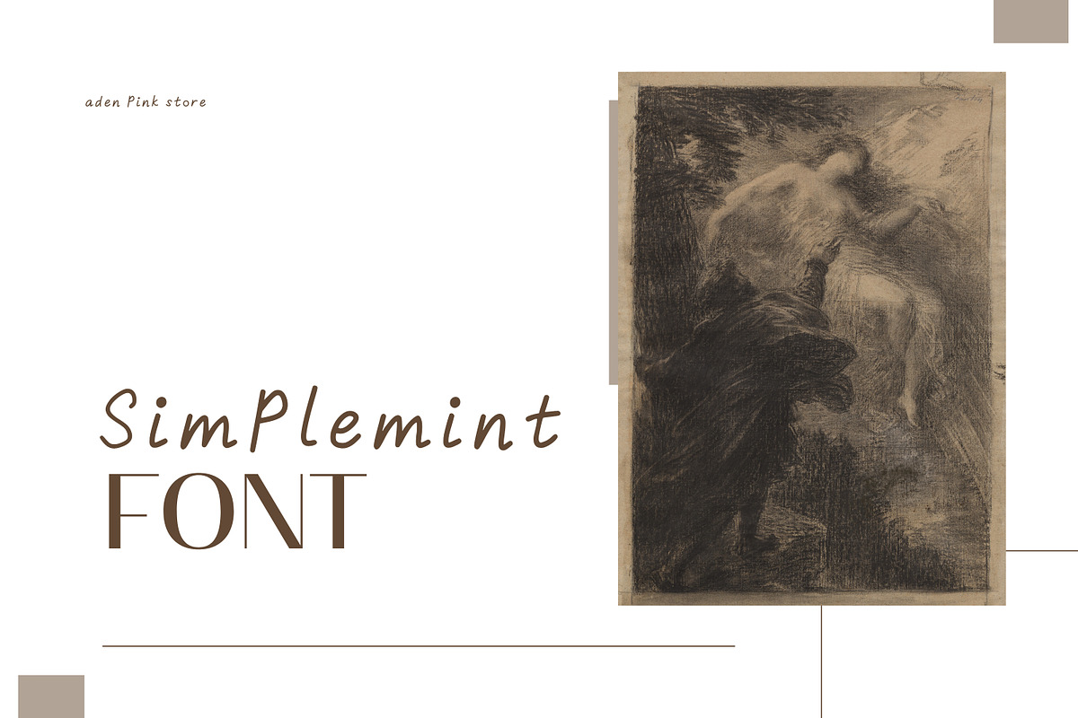 Simplemint – A Fresh Handcrafted, a Handwritten Font by adenpinkstore (Photo 7 of 7)