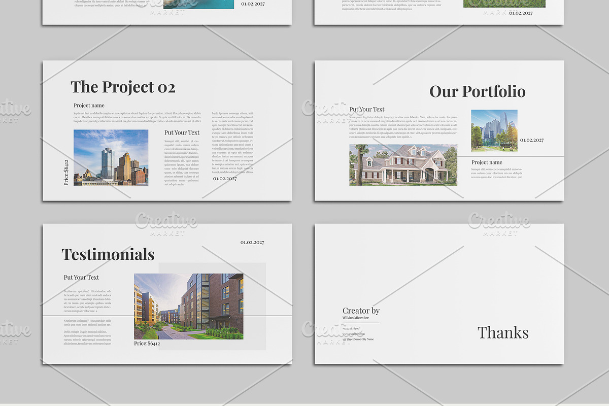 Architecture Portfolio Presentatio, a Presentation Template by ClickPaint_Studio (Photo 5 of 6)