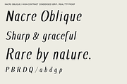 Nacre Oblique Editorial, a Serif Font by Colorsfav (Thumbnail 11 of 11)
