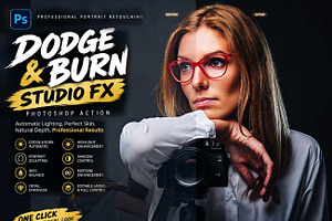 DODGE & BURN STUDIO FX Ps Action