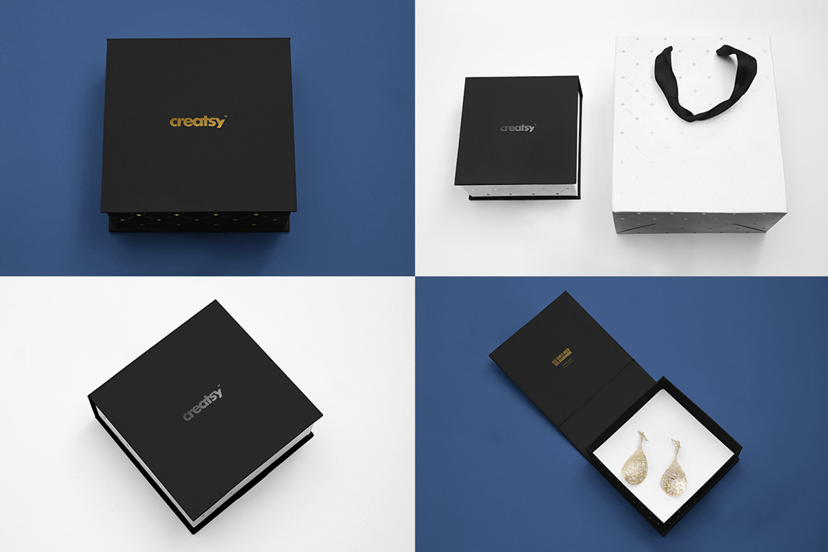 Jewelry Box Mockup Set, a Product Mockup by Creatsy (Photo 7 of 12)